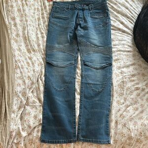 Men’s motorcycle jeans! My husband is cleaning out his closet!